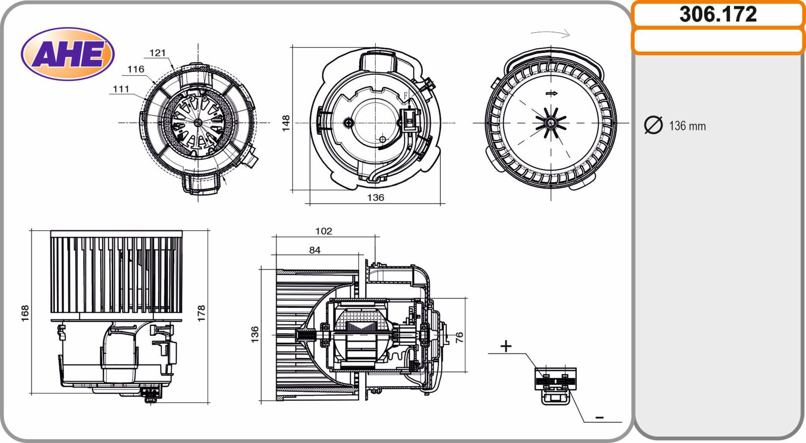 Vent. Abitacolo CITROEN / OPEL / PEUGEOT DS4 / Astra / 308 06.21-