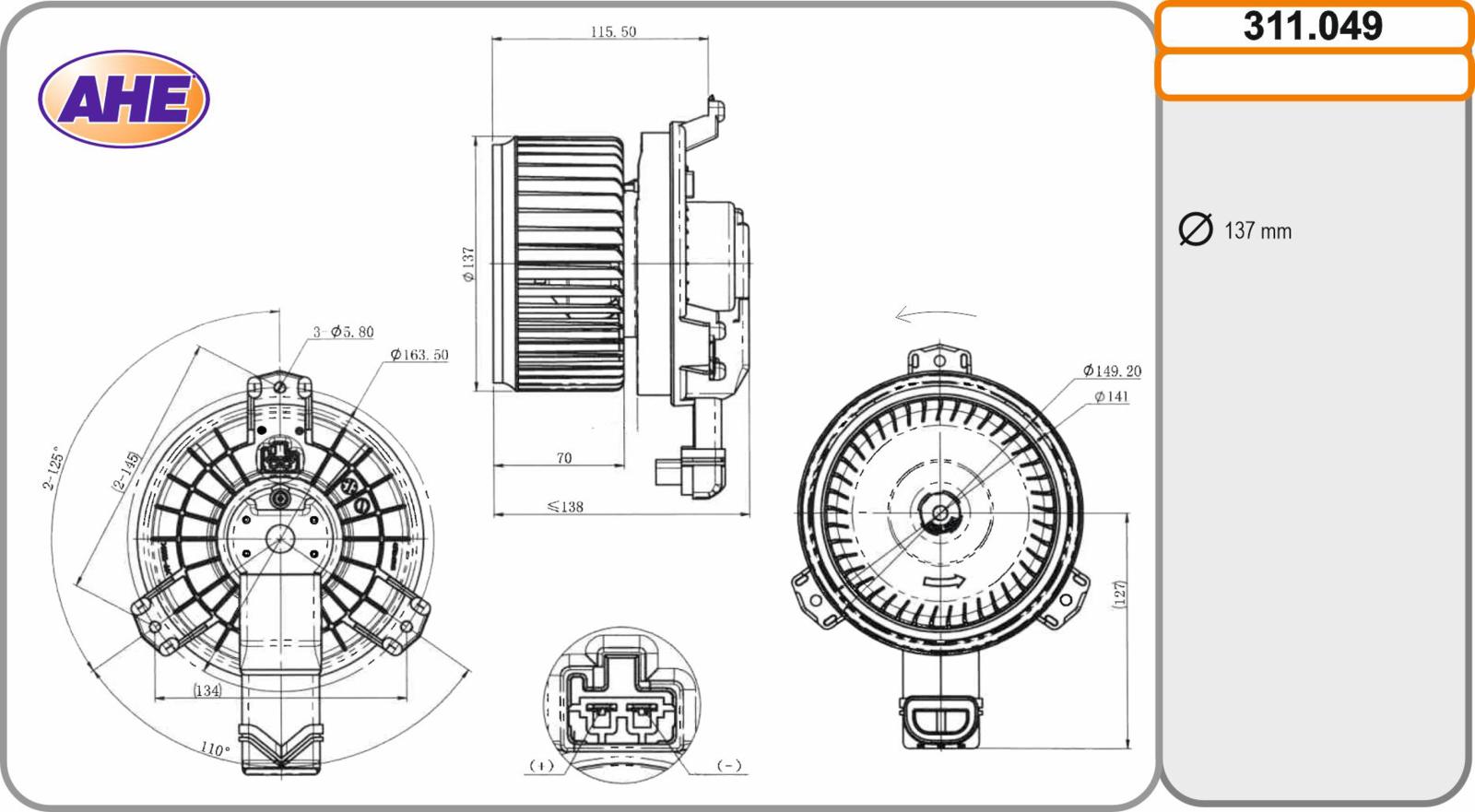 Vent. Abitacolo HONDA Jazz 12.16-