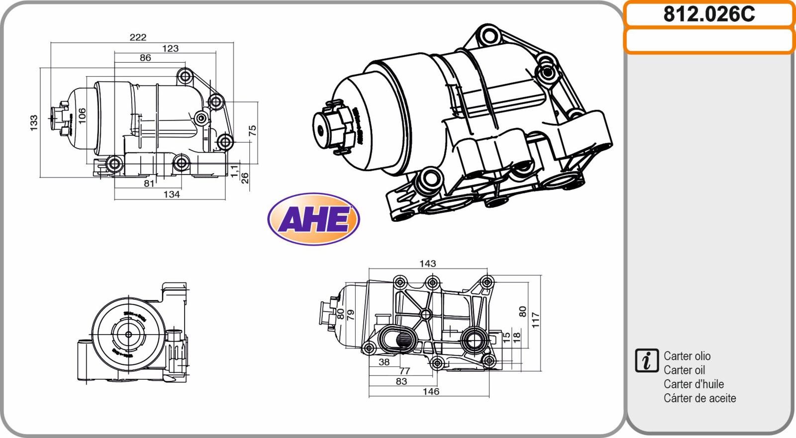 Carter Oil HYUNDAI/KIA Santa Fe/Sorento 2.2CRDi 01.09-12.15