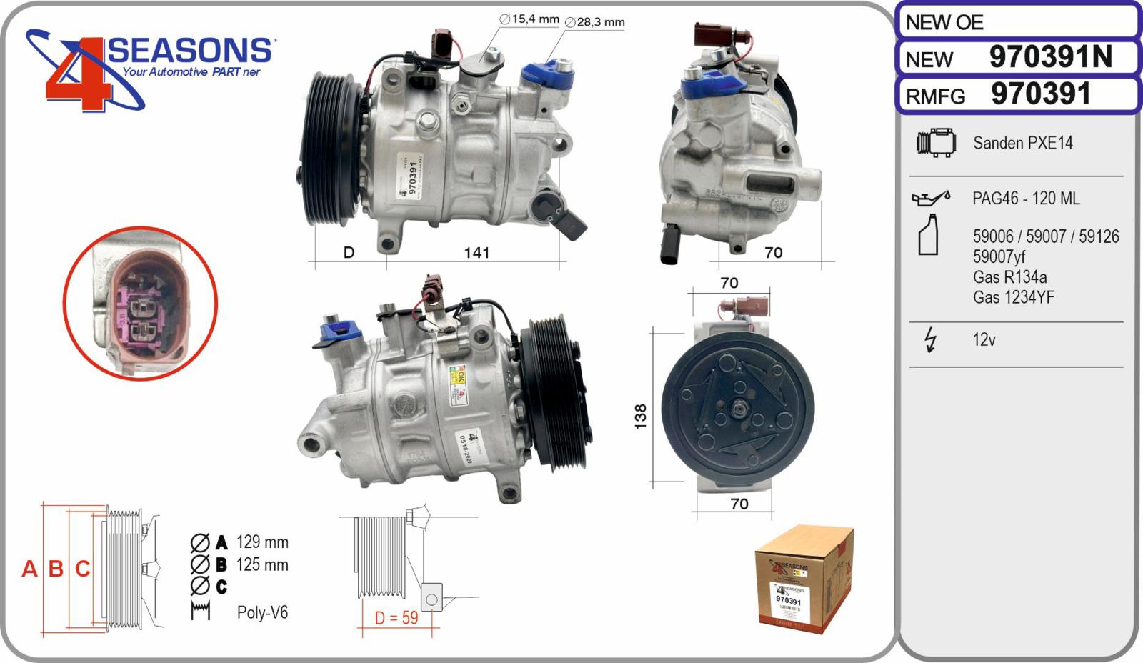 Cmp Rem AUDI A6 / A7 35TDi / 40TDi 05.18-
