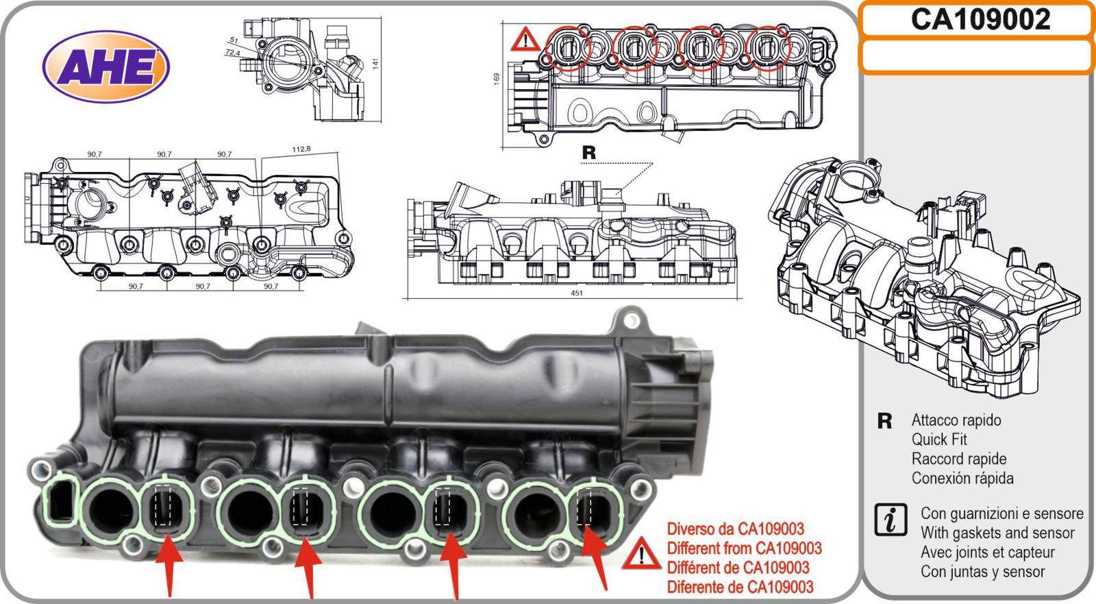 Coll. Asp. FIAT / JEEP 500L / Doblo / Renegade 1.6D MJT 09.07-