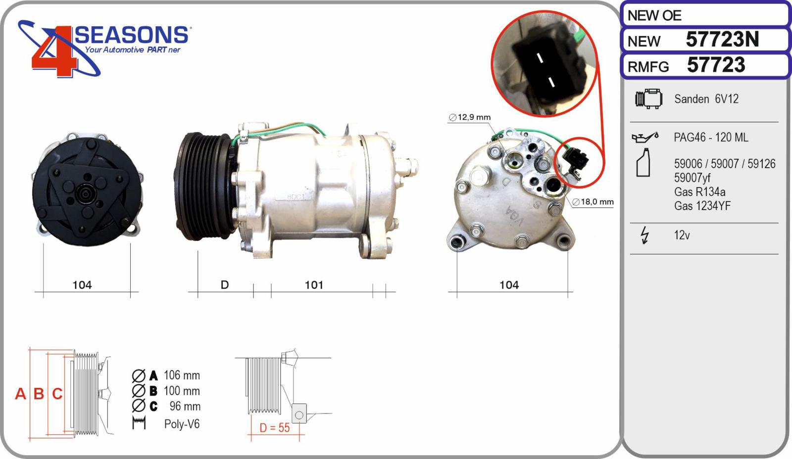 Cmp Rem VW Lupo / Polo 1.0 / 1.4TDi / 1.6 / 1.7D / 1.9D 10.94-07.05