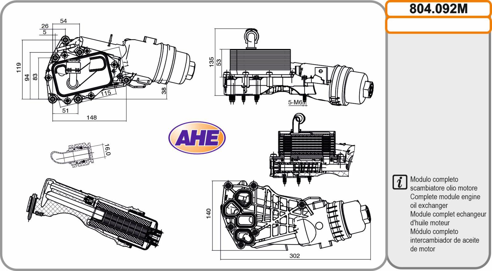 Mod. Oilc. BMW serie 1 / 2 / X1 / X2 18 / 20 / 25 / 28 09.13-