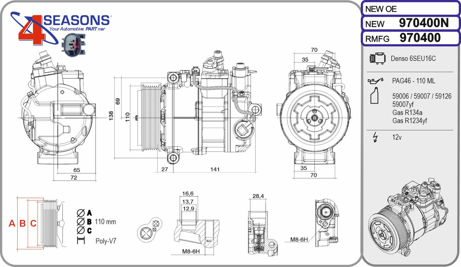 Cmp New MERCEDES W166 Classe GLE / M 350d 06.11-10.18