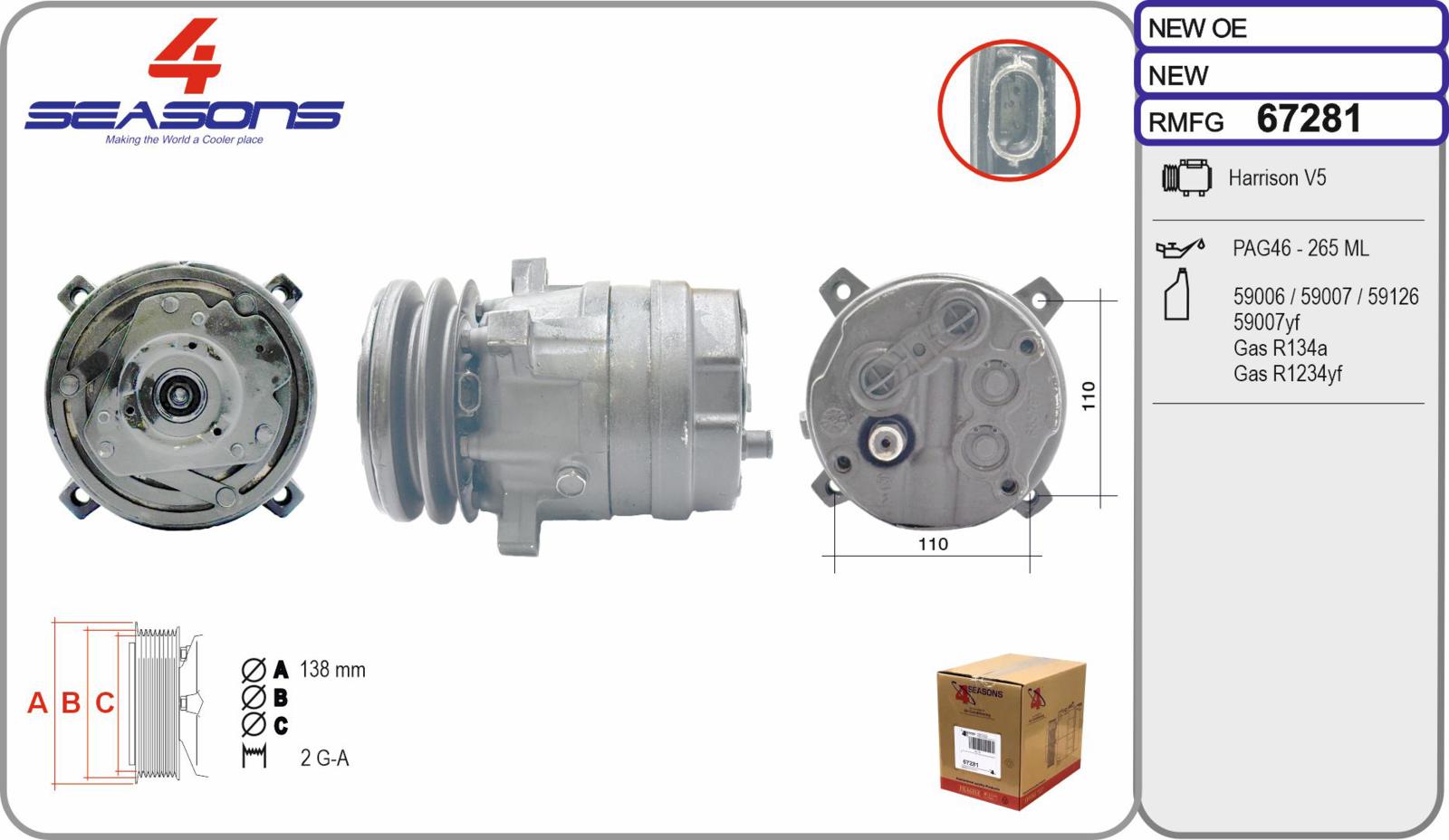 Cmp Rem OPEL Vectra A/Calibra 2.0 04.88-07.97