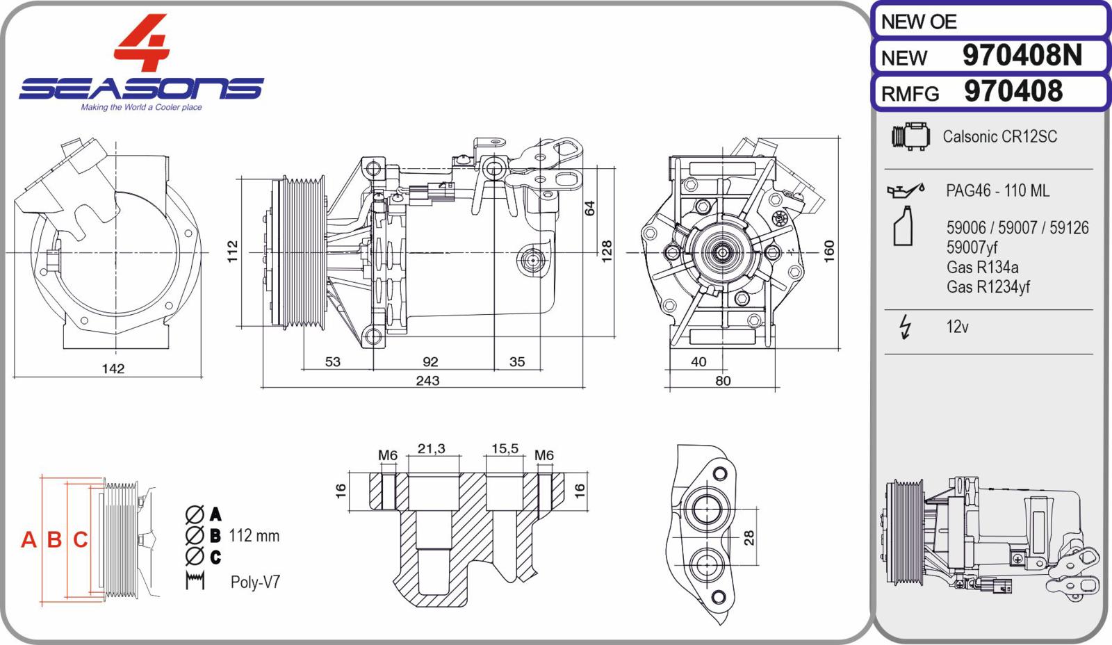Cmp New DACIA / NISSAN Duster / Juke 1.2 / 1.3 / 1.6 04.10-12.25