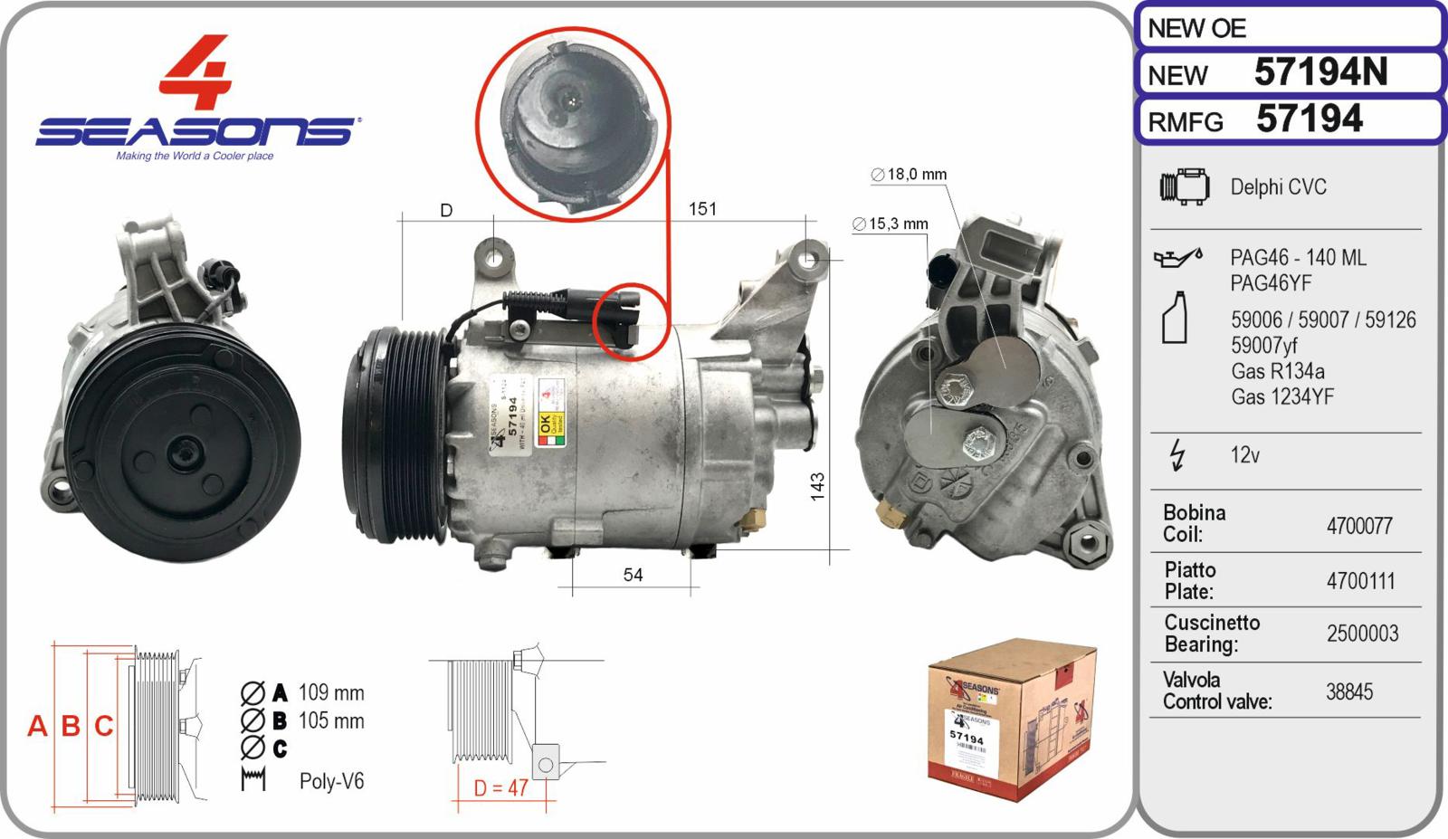 Cmp Rem MINI Cooper / Cooper S / JCW / One 06.01-07.08