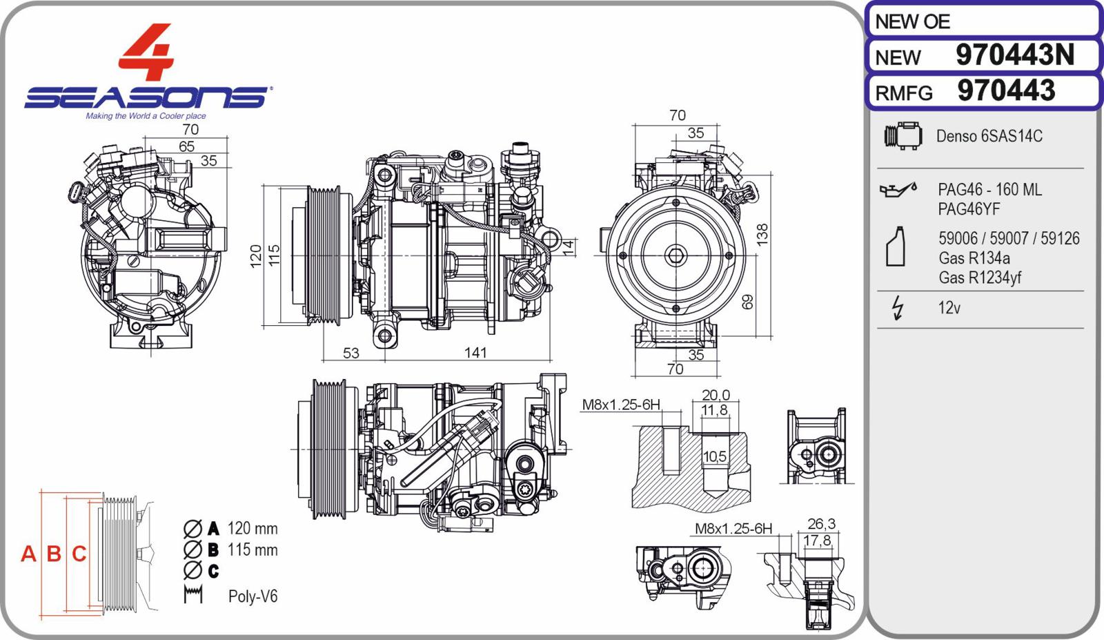 Cmp Rem MERCEDES Classe A / B / CLA / GLA 160CDi / 180CDi 06.12-