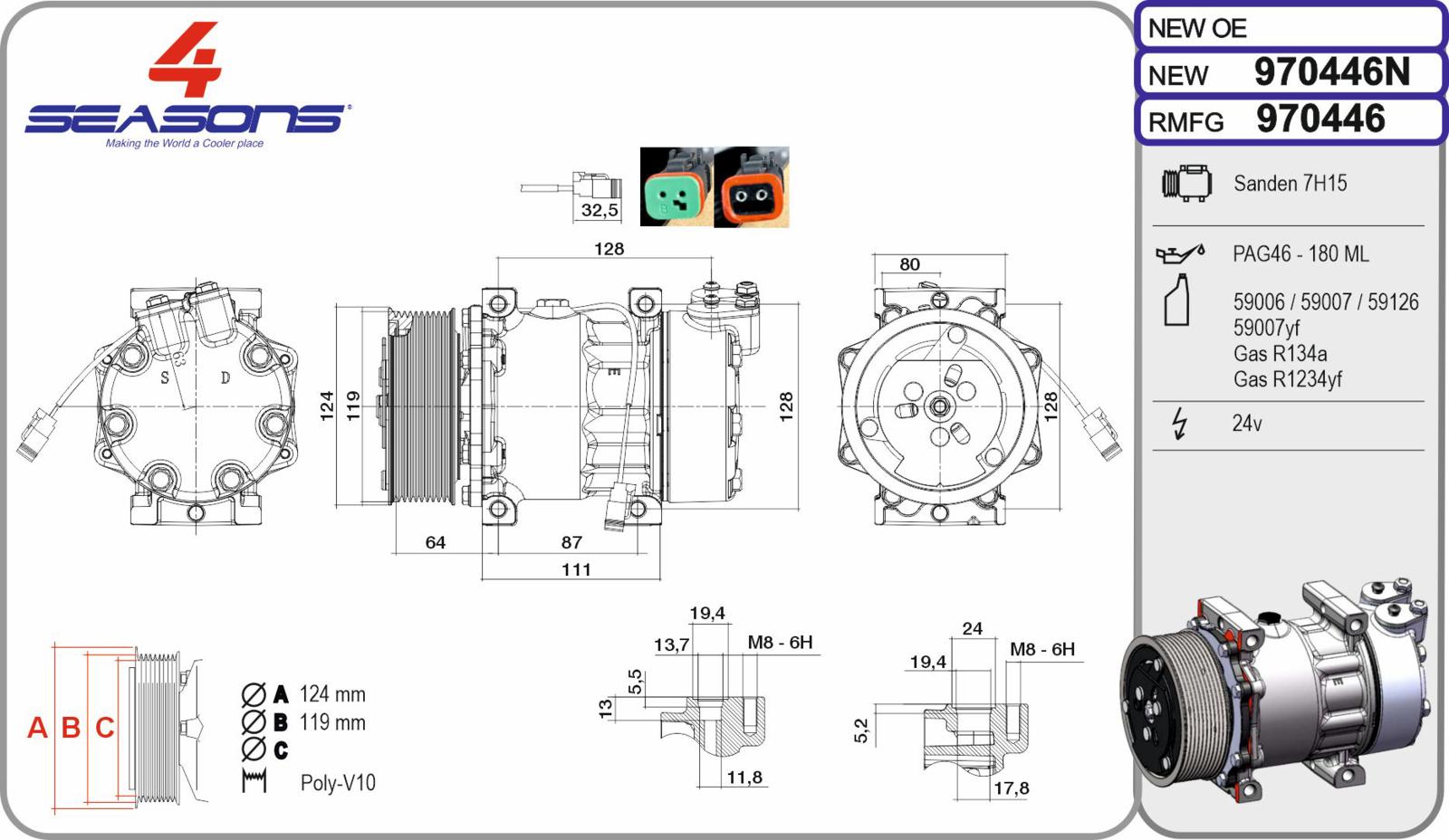 Cmp Rem SCANIA Serie 4 / Touring HD 08.96-