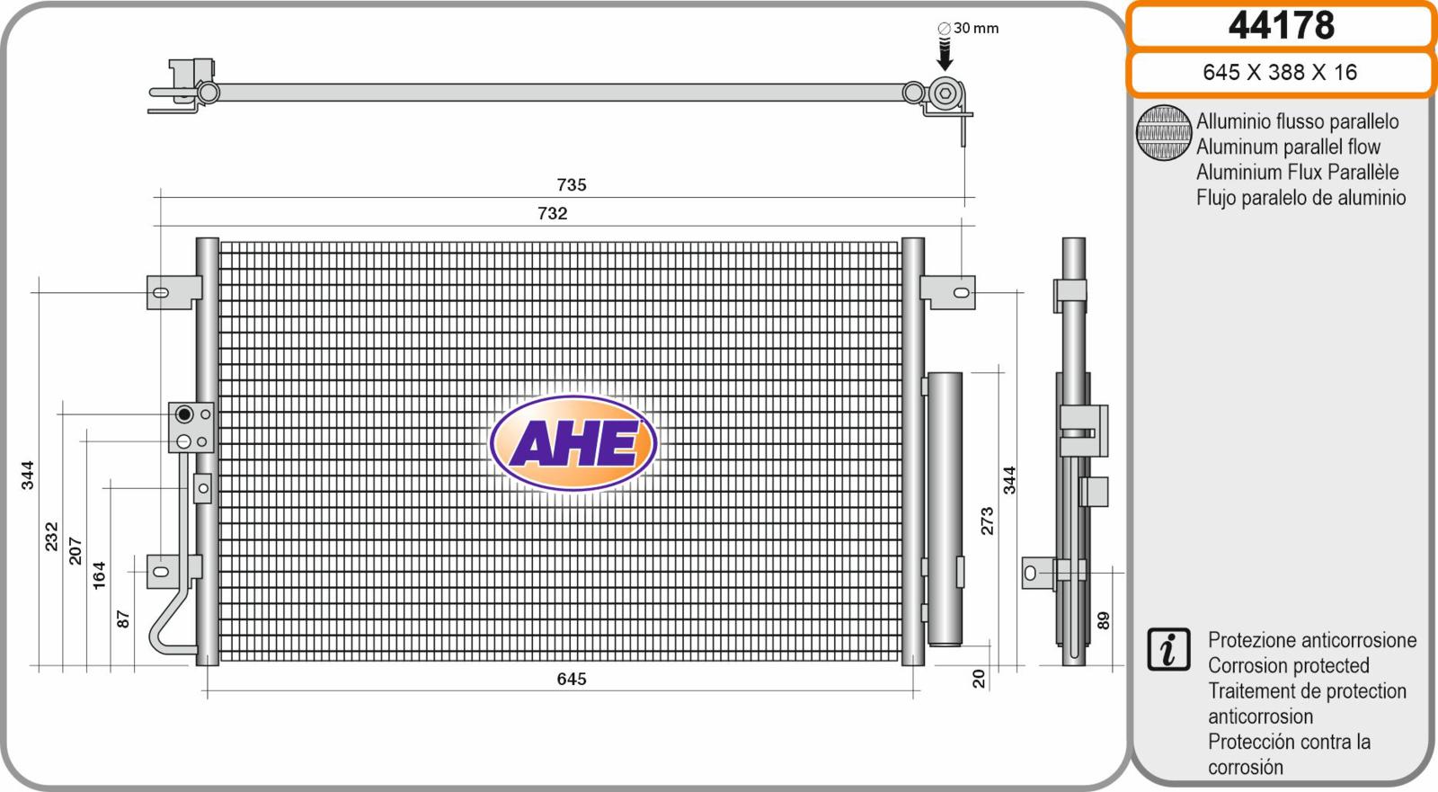 Cond. DR/CHERY 6 / Tiggo 5 1.5 01.20-